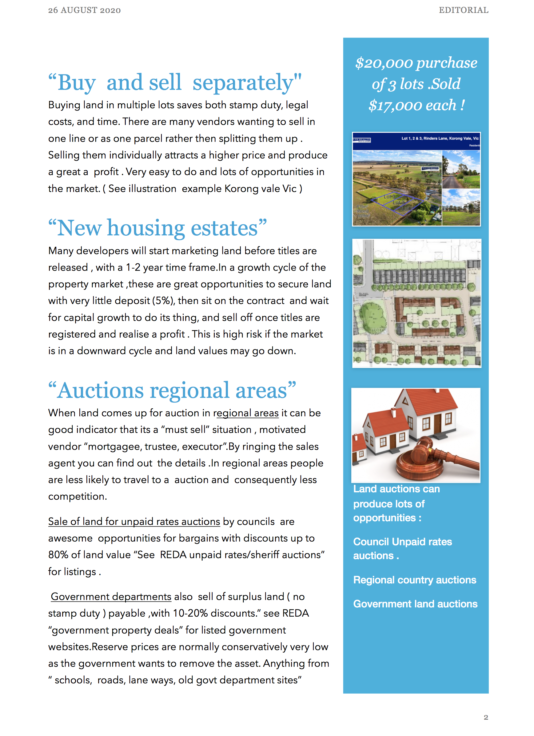 New Housing Estates